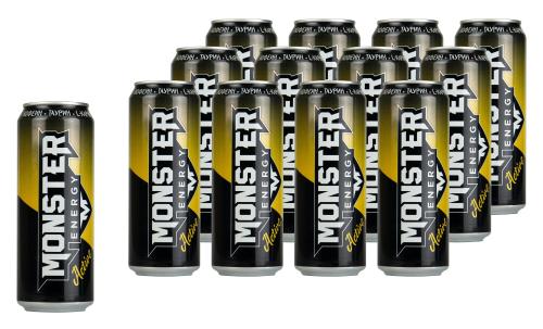 Напиток энергетический MONSTER желтый, 0,45 л ж/б, 12 шт/уп