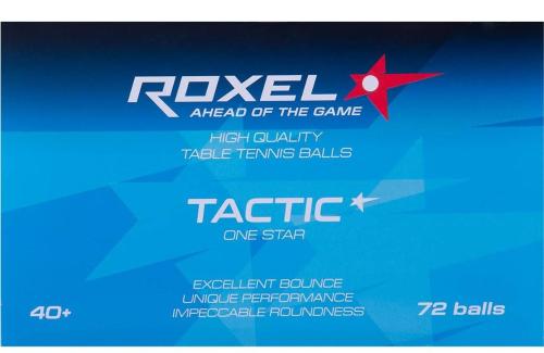 Мяч н/т Roxel 1x Tactic, белый (72 шт./уп),УТ-00016061