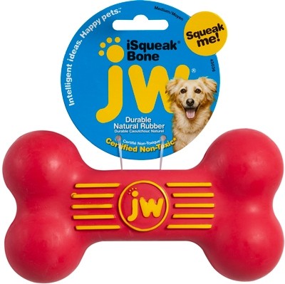 J.W. JW43037 Игрушка д/собак Косточка с пищалкой, большая, каучук