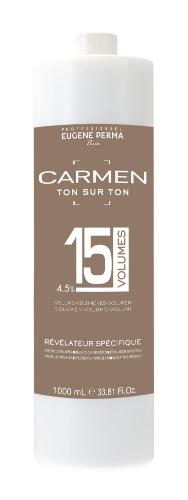 CARMEN ТТ Окислитель 15VOL, 4,5%, 1000 мл, шк.38980 / Эмульсия для волос CARMEN TON SUR TON REVELATEUR 15 VOL