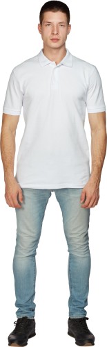 Рубашка Поло (190г.) кор.рукав бел.(XXL)
