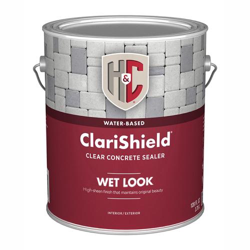 H&C ClariShield Water-Based Wet Look Clear Sealer пропитка на водной основе , бесцветный, глянцевый, 3,78л