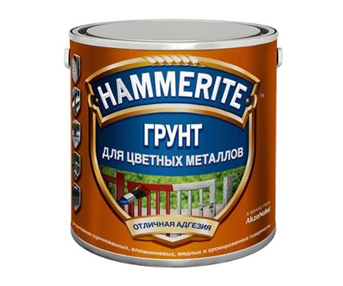 Hammerite грунт для цветных металлов, красный, 2,5 л