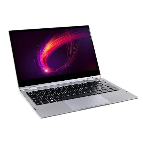 H1306O7165WM Ноутбук HIPER SLIM 360 13.3"FHD/Touch/ i7 1255U/ 16Gb/512Gb SSD/1.26kg/Silver/Win10Pro Screen 60Hz, 250nits