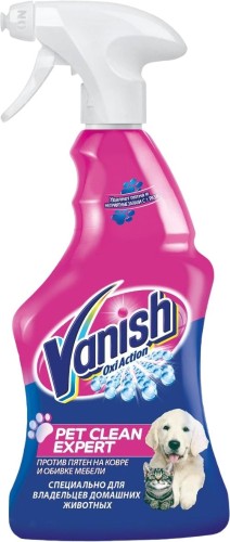 Средство для чистки ковров и обивки Vanish OxiActPet Clean Eхpert ждк750мл