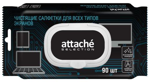 Салфетки Attache Selection д/экранов, с клапаном, 90 шт, XXL, 150х180