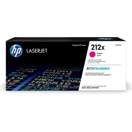 W2123X Cartridge HP 212X для CLJ Enterprise M554/M555/M578 , пурпурный ( 10 000 стр.)