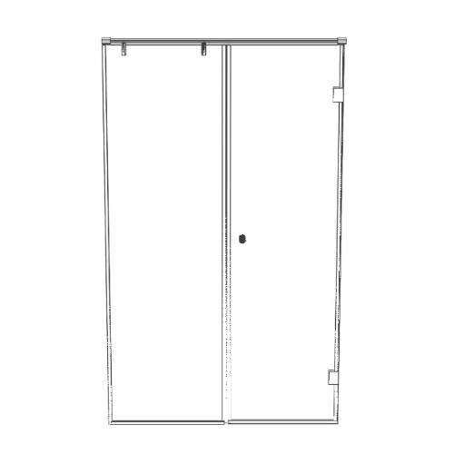 Дверь в душевую PDR3 1200х1950