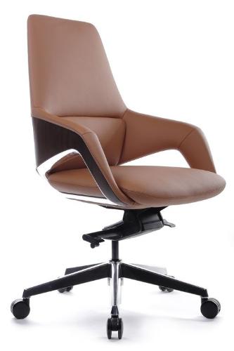 Кресло Riva Design Aura-M FK005-В Светло-коричневый (MB915) натуральная кожа 68*68*103-109