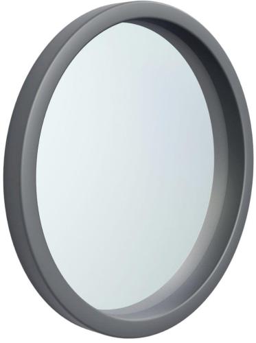 Зеркало KD_настенное Глассвальд- 7 D-500, рама МДФ, цвет графит