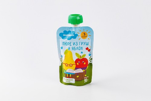 Пюре из груш и яблок, 90 г