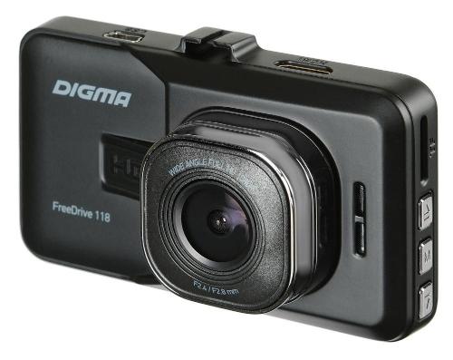 Видеорегистратор Digma FreeDrive 118 черный 1.3Mpix 1080x1920 1080p 150гр