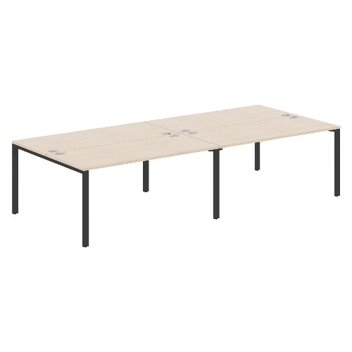 Бенч-система XTEN-S60 XS6WST 3214, бук тиара/антрацит, 3200х1406х750 мм Бенч-система XTEN-S60 XS6WST 3214, бук тиара/антрацит, 3200х1406х750 мм