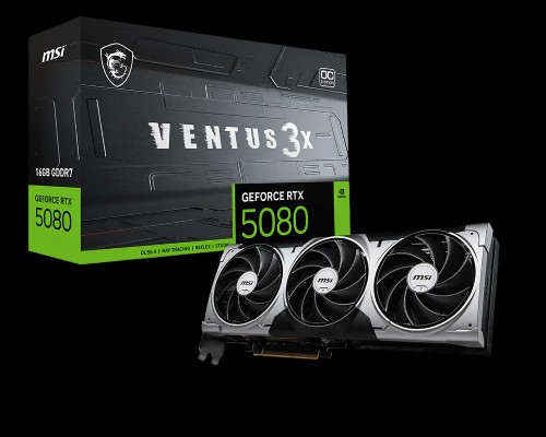 Видеокарта MSI GeForce RTX 5080 16G VENTUS 3X