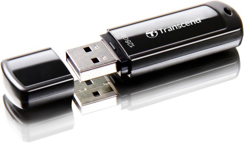 Флеш-память Transcend JetFlash 700, 128Gb, USB 3.1 G1, чер, TS128GJF700