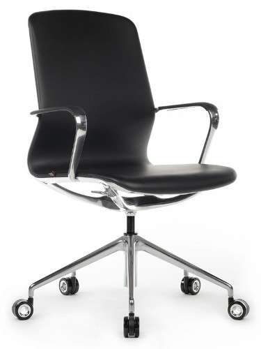 Кресло Riva Design Bond FK007-B11-P Черный экокожа (NX-9710)