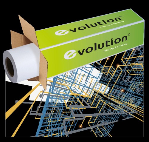Бумага EVOLUTION  Premium Coated Paper 100gr 0.914х45 м  втулка 2" / 50,8мм  (ex.450L91410)