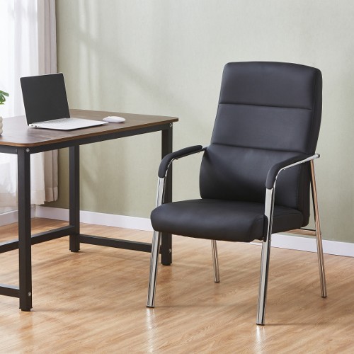 Стул офисный Everprof City обивка-экокожа, цвет-черный