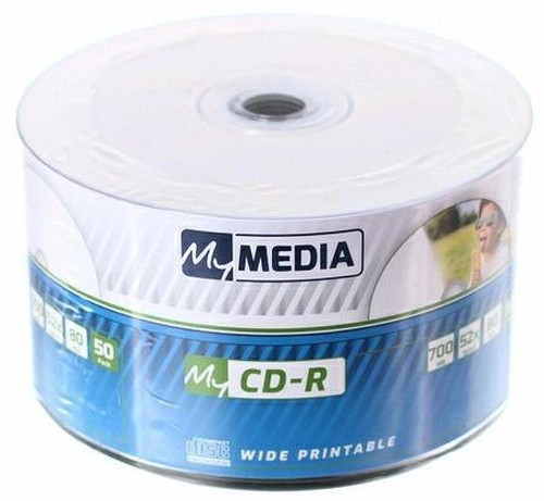 Носители информации CD-R MyMedia 700Mb 52x (50шт/уп) Printable (69206)