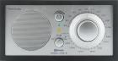 Радиоприемник и радиочасы Tivoli Model One BT, серебро/черный (Silver/Black)