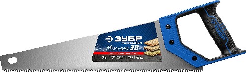 ЗУБР Молния-3D, 400 мм, 7TPI, универсальная ножовка, Профессионал (15077-40)