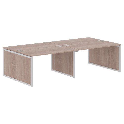 Бенч-система XTEN-QP XQPWST 2814, дуб сонома/алюминий, 2800х1406х750 мм Бенч-система XTEN-QP XQPWST 2814, дуб сонома/алюминий, 2800х1406х750 мм