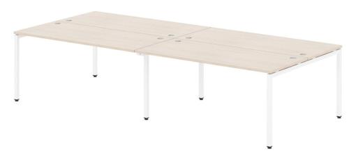 Бенч-система XTEN-S 320x140,  бук тиара/белый Бенч-система XTEN-S 320x140,  бук тиара/белый