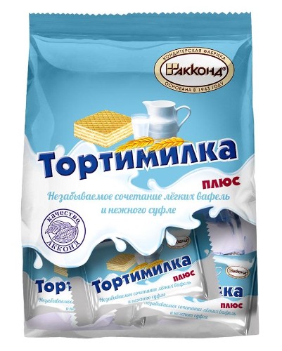 Вафли Тортимилка плюс Акконд, 200г