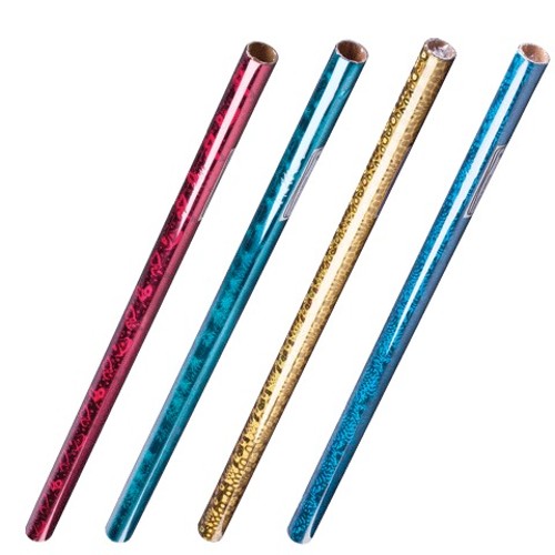 Пленка оберточная подарочная  0,7х2 м, голографическая, цвет ассорти (50 шт.)