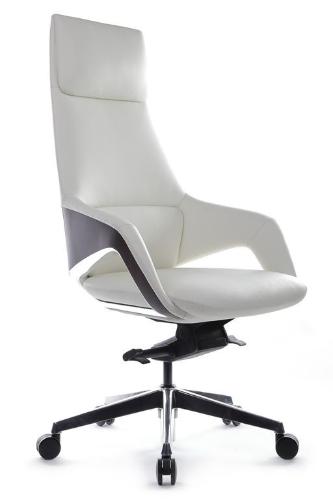 Кресло Riva Design Aura FK005-A Белый (6207) натуральная кожа 68*68*122-128