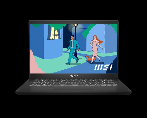 Ноутбук MSI Modern 14 C7M, 14", 1920x1080, AMD Ryzen 7 7730U, 2ГГц, RAM 16ГБ, SSD 512ГБ, Win 11, черный, 9s7-14jk12-048