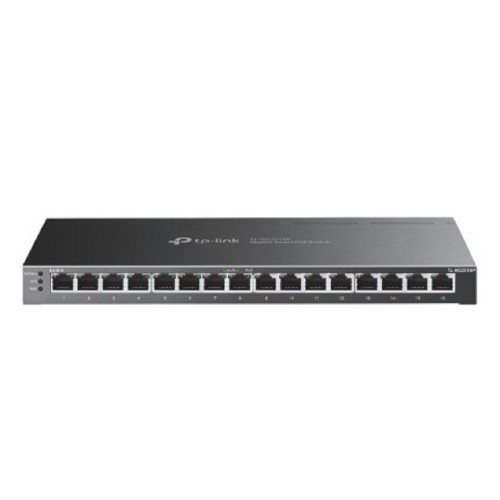 TP-Link SG2016P Коммутатор JetStream Smart с 16 гигабитными портами (8 портов PoE+)