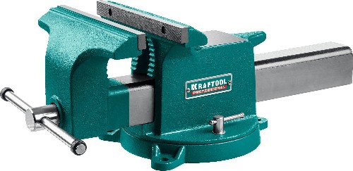 KRAFTOOL STEEL, 250 мм, стальные слесарные тиски (32701-250)