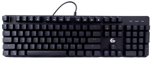 Клавиатура Gembird KB-G530L, USB, черн, Outemu Blue, 104 кл., 1,5м, механ