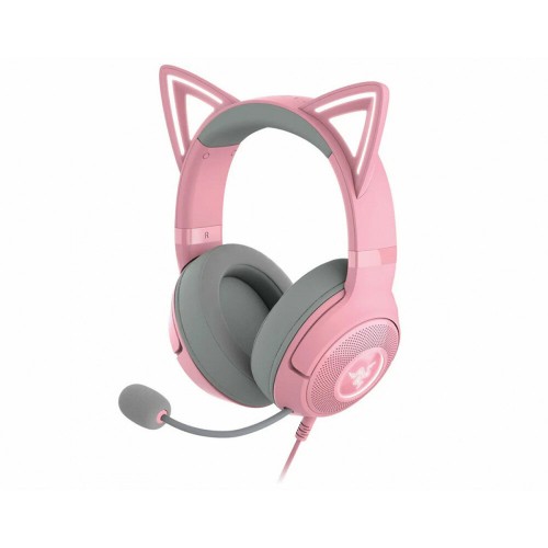 Проводные наушники Razer Kraken Kitty V2, с микрофоном, Quartz