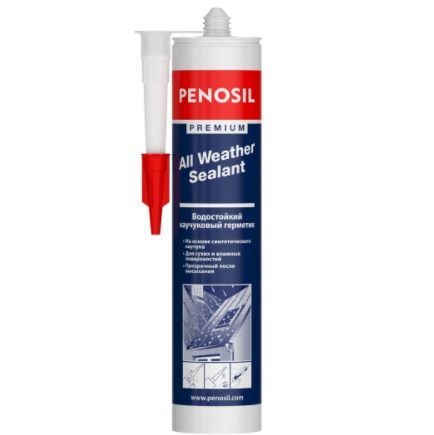 Герметик каучуковый 280мл всепогодный, прозрачный, PENOSIL ALL WEATHER H4188 Герметик каучуковый 280мл всепогодный, прозрачный, PENOSIL ALL WEATHER H4188