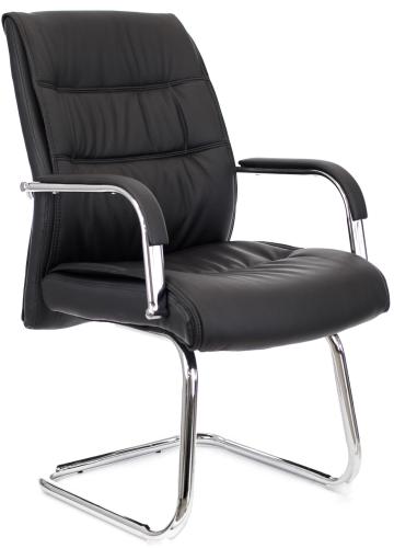 Конференц-кресло EV_ Everprof Bond CF экокожа черный, хром