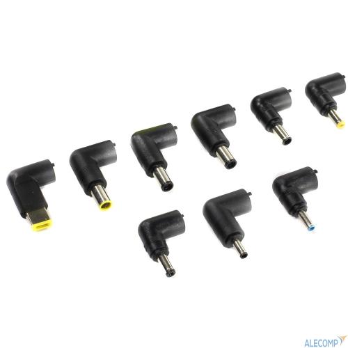 ORIENT PU-A60W Универсальный блок питания, мощность 60Вт, U вых:15-20В, 9 сменных коннекторов (8+Lenovo), автоматическое переключение 18.5/19/19.5/20В, защита от КЗ и перегрузки (30945)