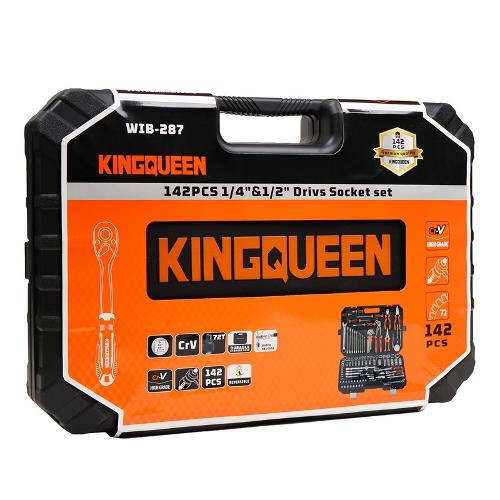 Набор инструментов KINGQUEEN 142 пред, 72 зуба WIB-287