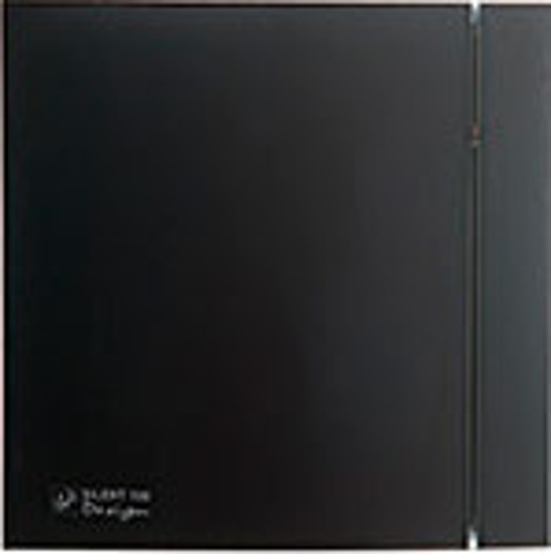 Вентилятор вытяжной Soler & Palau Silent-100 CZ MATT Black Design 4C, матовый черный