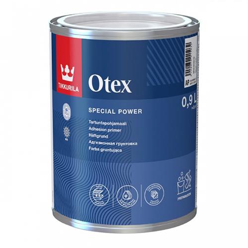 Tikkurila Otex грунт адгезионный для сложных оснований, белый, глубокоматовый, база A, 9 л