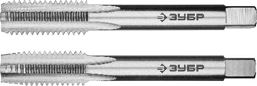 ЗУБР М12 x 1.75 мм, сталь Р6М5, комплект машинно-ручных метчиков, Профессионал (4-28007-12-1.75-H2)