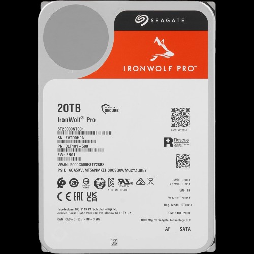 Жесткий диск Seagate IronWolf Pro NAS 20Tb ST20000NT001