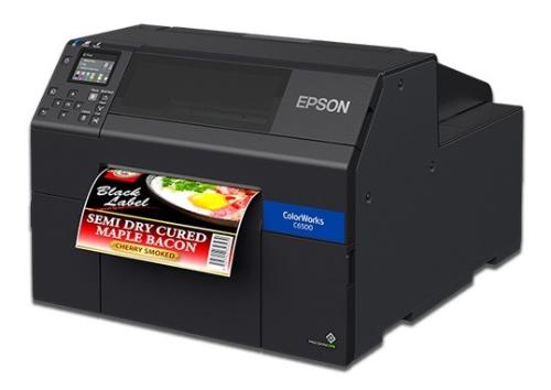 Цветной принтер этикеток Epson ColorWorks C6500Ae с автообрезчиком C31CH77102
