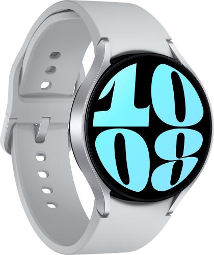 Смарт-часы Samsung Galaxy Watch6 44мм корп.сереб. рем.серый(SM-R940NZSACIS)