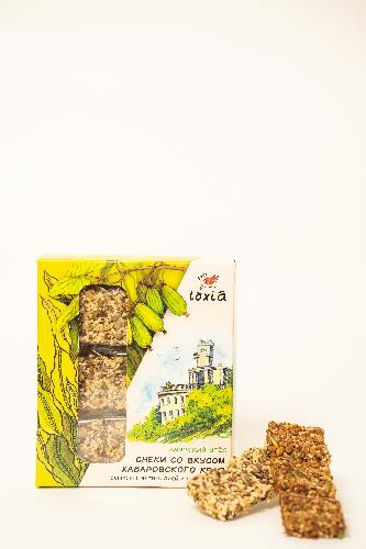 Флаксы ассорти "Loxia". Флаксы с актинидией, с ламинарией 120г Ишкова