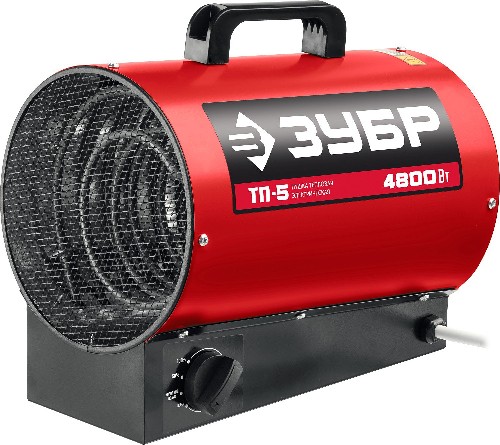 ЗУБР 5 кВт, электрическая тепловая пушка (ТП-5)