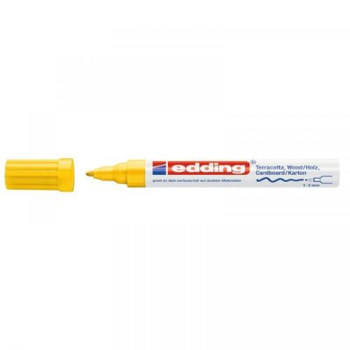 Лаковый маркер Edding E-4040, жёлтый