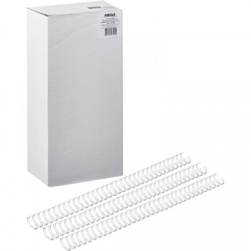 Пружины для переплета ProMega Office 14,3мм белые 100 шт