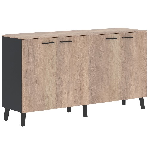 Греденция JAY JLGR 1745, дуб каньон/антрацит, 1706х452х938 мм